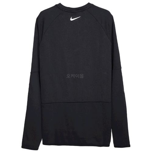 黑色的 M Nike耐克精美上装T恤男女款黑色微标圆领长袖前卫简约运动休闲 306.52元(需88VIP 95折)