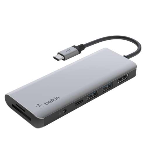 【新升级★5合1】USB-A*2+HDMI接口4K@60Hz+SD/TF卡槽 belkin贝尔金拓展坞转换器 实付398.6元,折合199.3/件