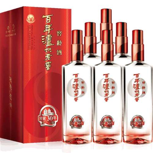 500ml*6 泸州老窖窖龄酒30年38度500ml*6 实付1227.4元