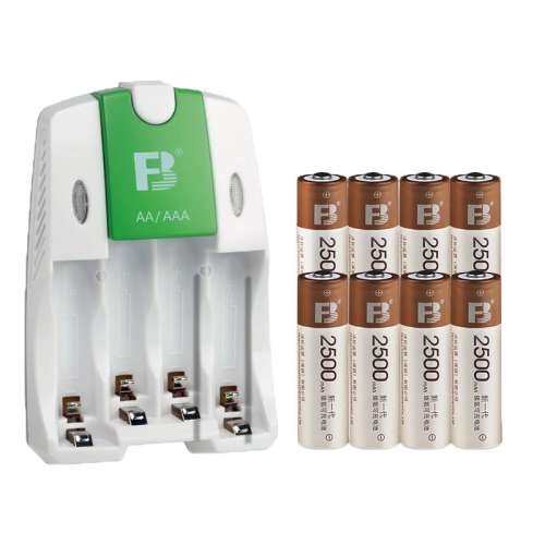 5号2500毫安电池2节 沣标可充电电池5号7号相机电池 23.2元