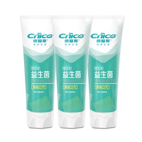 120g/只 【1支|平衡口腔菌群】益生菌牙膏120g 纳爱斯益生菌牙膏防蛀清新口气 实付11.6元