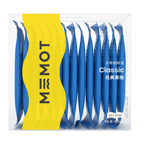 【14条/盒】小蓝条-经典百搭*1盒 MEMOT纯粹计划冷萃咖啡液 53.46元