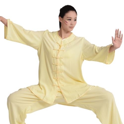 绿色 XS 太极服女春夏季中袖男表演服武术 135.15元