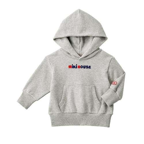 红色2 80cm MIKIHOUSE带帽刺绣LOGO卫衣 942.5元