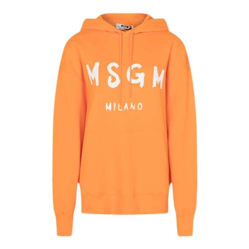 聚划算：橙色 S MSGM长款日常休闲连帽卫衣 1123元拍2件(合561.5元/件)