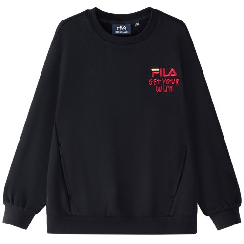 【儿童款】传奇蓝-PNV 105cm FILA 斐乐男童套头卫衣 281.37元