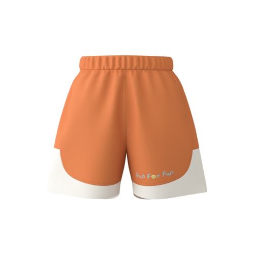 橘色 90cm 爬爬夏季防晒肌理撞色户外短裤 126.65元