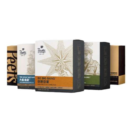 【门店同款】创世巨星（中烘）50g/盒 Peets皮爷多风味挂耳式手冲咖啡 178.25元拍5件(合35.65元/件)