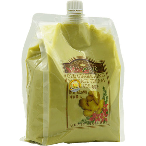 1000ml 【1袋】热能头皮按摩膏1000ml 热能老姜王博倩按摩膏柔顺 23.8元
