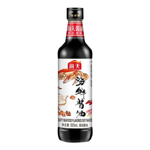 海鲜酱油500ML 海天海鲜酱油500mL*2瓶火锅蘸料烧烤调味料炒菜凉拌上色调味品 9.81元
