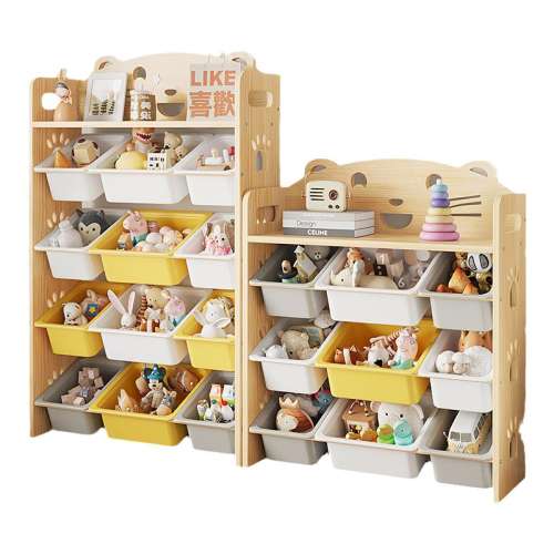 款式四 60*30*55 茵萌实木儿童玩具收纳架 88元