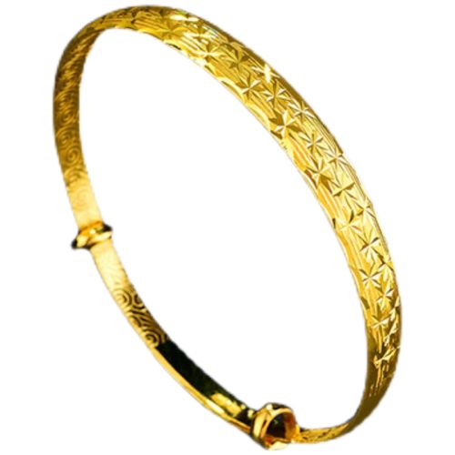 黄金手镯【一物一证】以证签克重多退少补 22.32g 金至尊满天星黄金手镯实心款妈妈推拉手镯活口999足金镯子送长辈 19441.87元