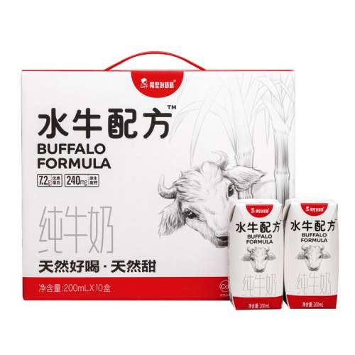 清甜奶200ml*10盒 隔壁刘奶奶水牛配方清甜奶10盒 66.4元(需88VIP 95折)