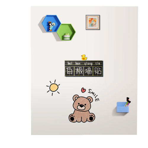 60x90cm Ѽ-װ+2ִŵ Զͯ˫԰װǽʵ150.6Ԫ,ۺ75.3/