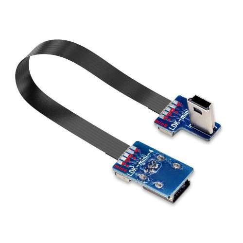 5cm miniUSBתminiUSBĸֱMIN1-MIN4 mini usbĸӳתֱͷTͿתĸڳMP3 mini 5P USBߵԴ߹51.7Ԫ5(10.34Ԫ/)