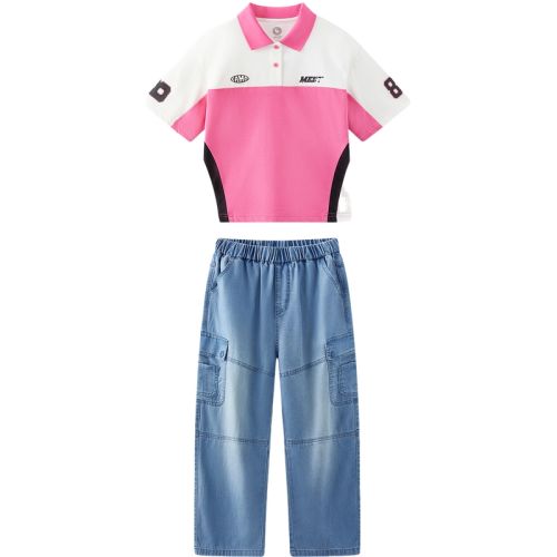 Һ+ǳţ 110cm [Q]MQDŮͯpoloװ2025ļ¿ƴɫͯTɻ291.52Ԫ(88VIP 95)
