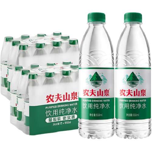 ˮ550ml24ƿ ũɽȪôˮ550ml*12ƿ*224ƿСƿˮƿˮǿȪˮ22.9Ԫ