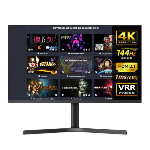 24Ӣ1080P180hzȫE2308/Pro桿 ٷ 32Ӣ4k 144hzʾHDMI2.1ps5623.02Ԫ