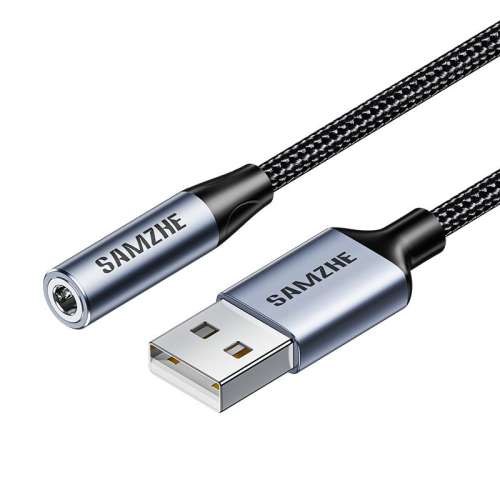 USBת˫3.5mm ɽusbת35mmƵ߶˷һʼǱ̨ʽԽӿתͷtypecת3.5aux19.9Ԫ