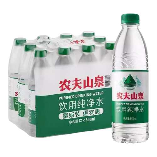 ˮ550ml*12ƿ*4䡾ͻ뻧 ũɽȪˮƿ550ml*12ƿ*4СƿˮȻȪˮ39.6Ԫ