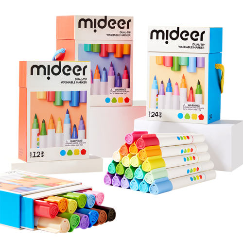 ˮʱ12ɫ˫ͷ mideer¹ͯ˫ͷˮʱʿˮϴ׶԰װˮԻ滭ɱСѧɫרҵ40.39Ԫ