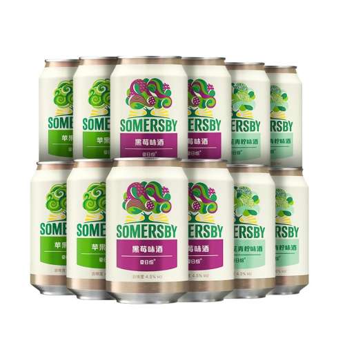 ƻ*4+ݮ*4+ӹľ*4 Somersbyշ׹ζҰ¶Ӫζ330ml*12ŮͶ΢ʵ19Ԫ