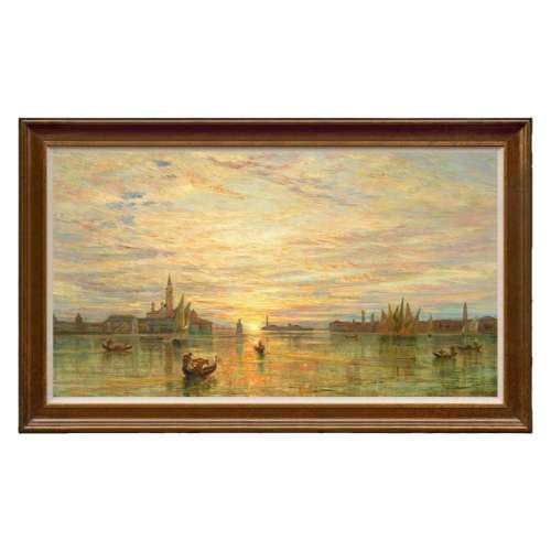 ����ͭ�� ����������ߴ�����ϵ���ʦ�� ��70x��109cm���� ��ɫ����˹���ճ���ʽ�羰�ͻ�