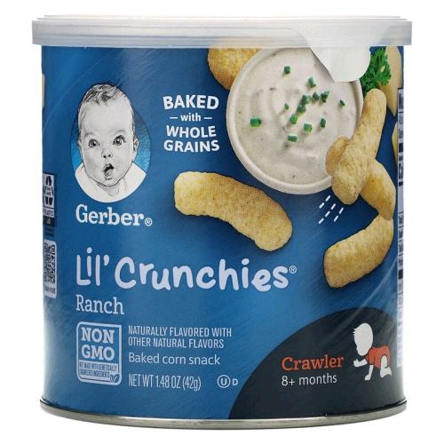  42 ֱGerberαʳLil'Crunchies8+ͯ42g