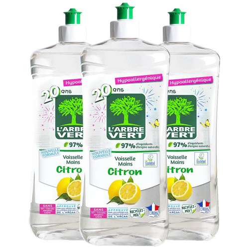 ۻ㣺ŷ̡̬֤䷽97%Ȼɷȡ Ũϴྫ750ml*3ƿ ӪL'Arbre VertŨϴྫò;߹ϴҺ3ƿ73.26Ԫ(88VIP 95)