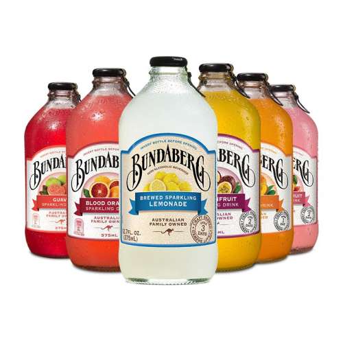 375ml*6ƿѪ++++ʯ+ۺ 88ʢ䡿ޱñBundabergˮ֭ˮ6ƿװʵ75Ԫ
