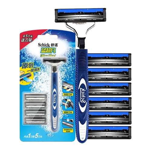 ڲ6ͷ Schick/뵶ֶκ뵶ͷκ˫㵶Ƭ11.79Ԫ