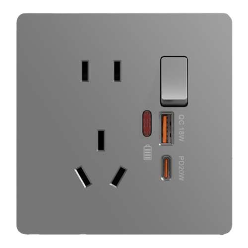 һ˫USB-ɫ ֻ˫ӿڿ紲ͷ86type-c17.8Ԫ