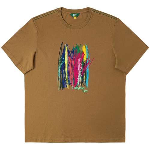 ��ɫ XS Lee�� Crayola�����̳�ͬ��25�ﶬ�����ʰ���ɫ��Ůͬ�����T��