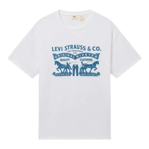 ���ɫ M Levi's��ά˹25�괺���¿���ʿ˫��ӡ������������֯Բ�����T��