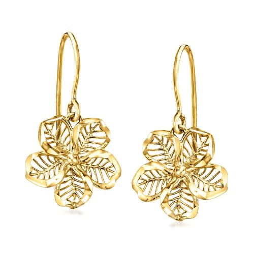 ��ɫ�� One Size ��Ӫ Ross-Simons 14kt �ƽ��οջ����ʽ���� - ��ɫ ��������ֱ