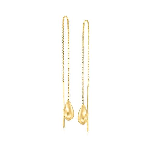 ��ɫ One Size ��Ӫ Ross-Simons 14kt �ƽ���δ��������� - ��ɫ ��������ֱ��