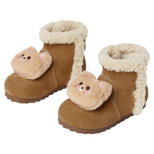 ��ɴ�� 23�� ˹�ɷ�Ůͯ����ѩ��ѥ�����¿�2025��ͯ������ͨ���ޱ�ů������ѥ