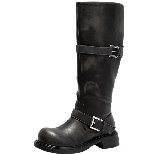 ����ɫ 35 ף����ͬ��MIO�װ³�ͲŮѥ2025�����¿���Ƥ������������ʿѥ