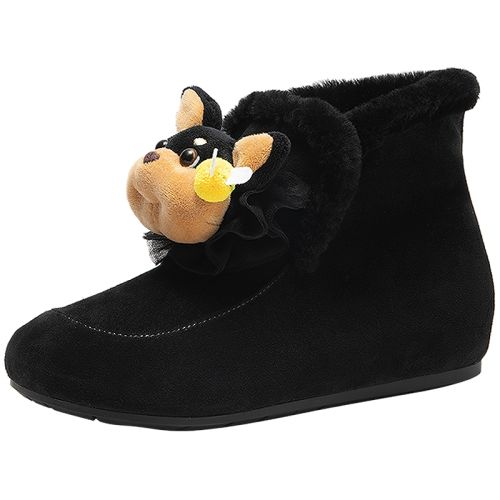 ��ɫ 35 MIO�װ��۷乷ѩ��ѥ2025�����¿�ëë���޺�ɫ��ů��Ͳ�ɰ�Ůѥ