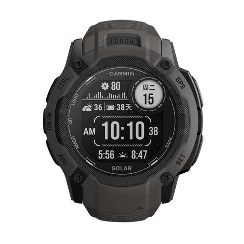 ����Ӫ��Garmin����Instinct����2X̫���ܻ����˶��ֱ��ܲ���ɽ�������� ����2X̫�����˶��� ʯī��