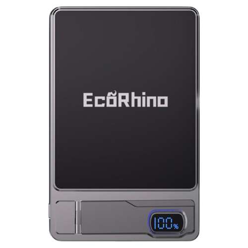 5000mAh ��ջ�ɫ��֧��+Һ��+����Ȧ�� EcoRhinoϬţ15W���ᱡ��籦