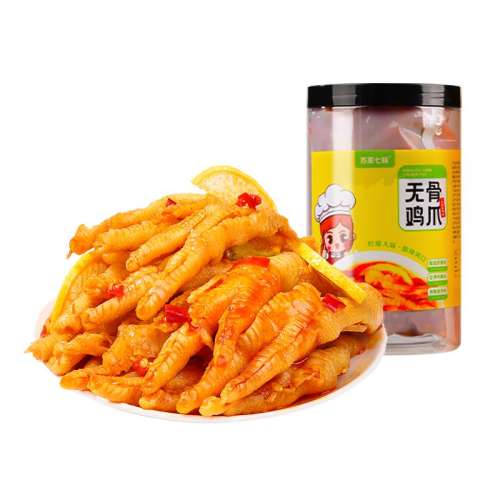 �ռ���������ζ�޹Ǽ�צС��ʳ��Ƥ��צ��������ʳƷ��������С�� ����ζ500g 500g