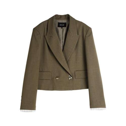 ���ڲ�������ɫ S ELLE���ſ�ɫƴ�����ƶ̿���װ