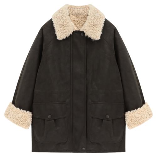 �ɫ M Basic House/�ټҺø���Ƥëһ������Ů�����ë����Ӻ�PU���׶�