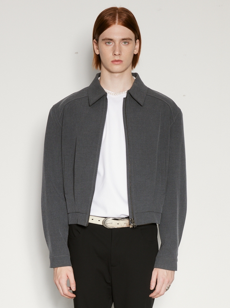 aftertaste可拆卸垫肩中性夹克 607元