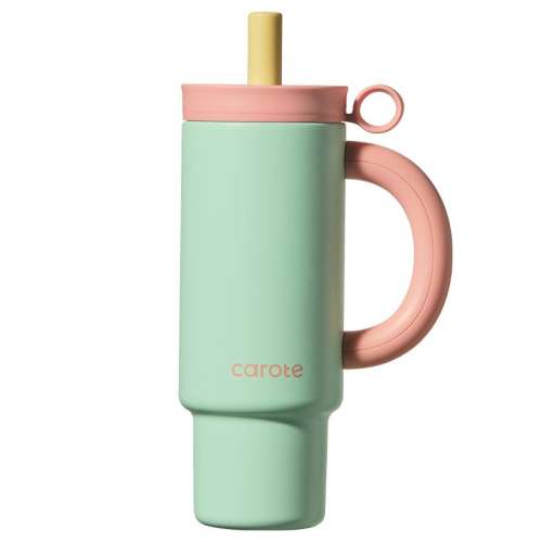 聚划算：【陶瓷内胆】薄荷西瓜椰椰1050mL 卡罗特巨无霸大容量车载保温杯 104.09元(含国补，需88VIP 95折)