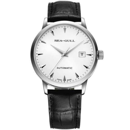 白盘条丁皮带 海鸥表商务休闲皮带机械表613 1199元