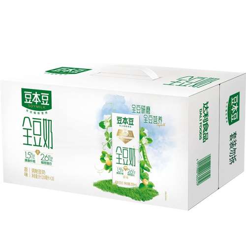 豆本豆全豆奶250ml×20盒 99.69元拍3件(合33.23元/件)