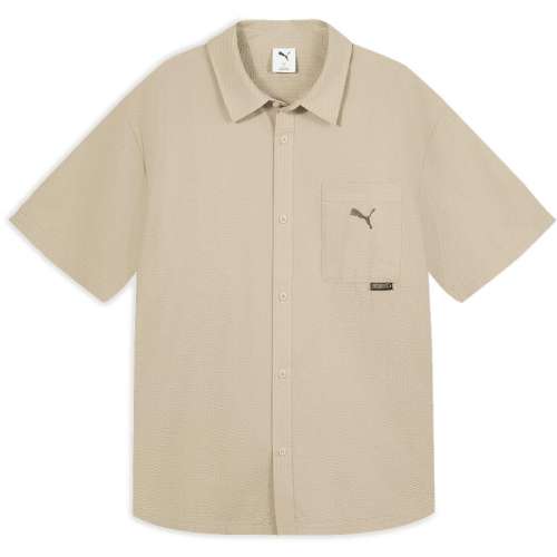 聚划算：蓝灰色-92 S 复古泡泡纱衬衫Polo衫PUMA彪马 718.95元拍3件(合239.65元/件)