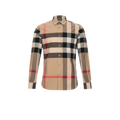 聚划算：典藏米色 XS BURBERRY博柏利长袖衬衫 3704.05元(需88VIP 95折)